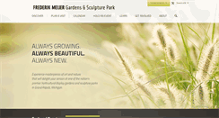 Desktop Screenshot of meijergardens.org